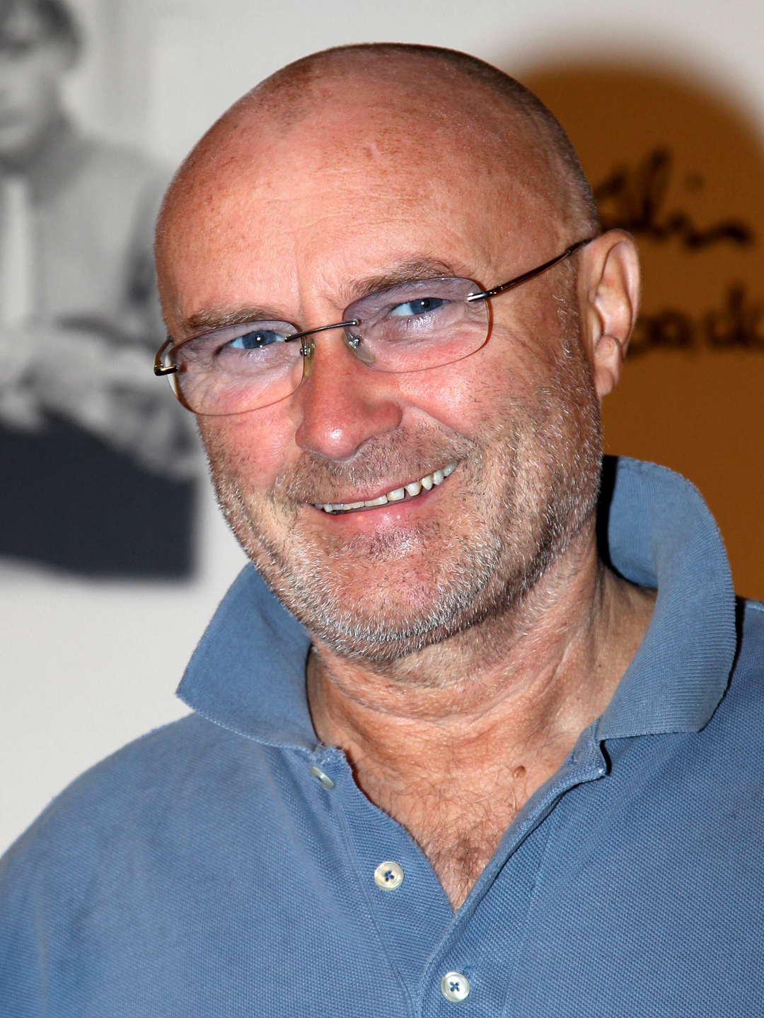 Introducing the new Phil Collins album in Madrid